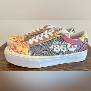 Airwalk Women’s Alya-J Black Multicolor Retro Sneaker NWT Various Sizes